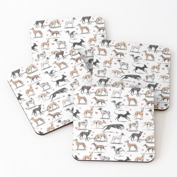 Item preview, Greyhounds designed and sold by Elspeth Rose Design.