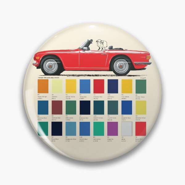 Item preview, Signal Red coloured TR6, UK spec – a car of many colours  designed and sold by Bigs66.