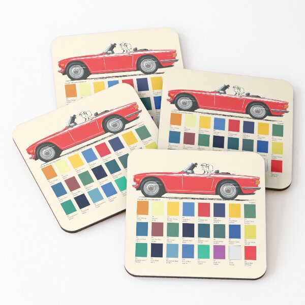 Item preview, Signal Red coloured TR6, UK spec – a car of many colours  designed and sold by Bigs66.