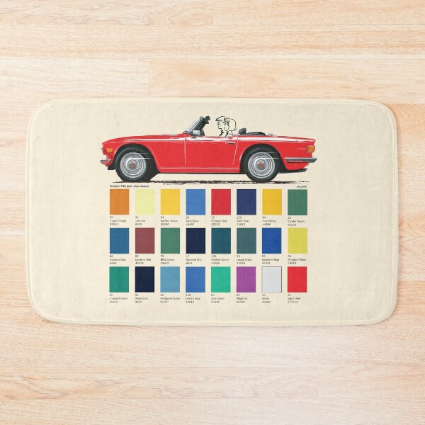 Item preview, Signal Red coloured TR6, UK spec – a car of many colours  designed and sold by Bigs66.