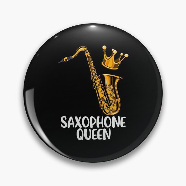 Aperçu de l'œuvre Saxophone Reine Chemise Laiton Jazz Musique Cadeau Femmes Saxophone créée et vendue par DSWShirts.