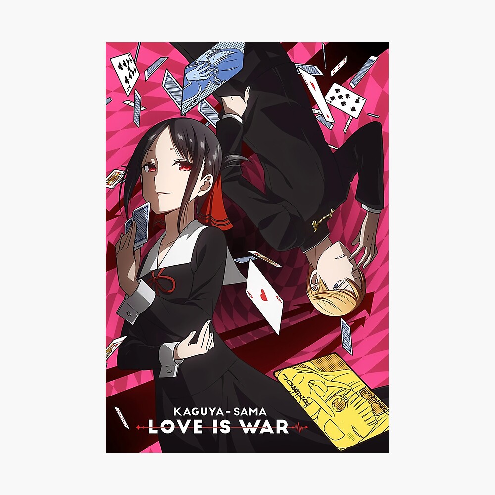 Kaguya Sama Anime Poster By Karenearls Redbubble