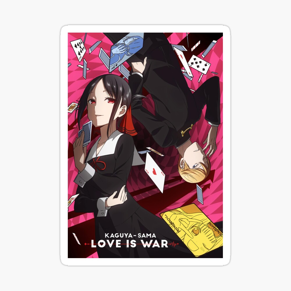 Kaguya Sama Anime Poster By Karenearls Redbubble