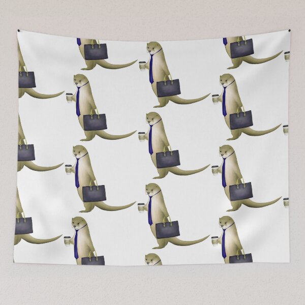 Item preview, Otter Going To Work designed and sold by OTTERFAMILY.
