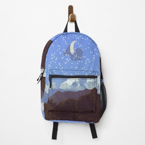 Item preview, Vintage mountain stars and the moon designed and sold by Mariolangstieh.