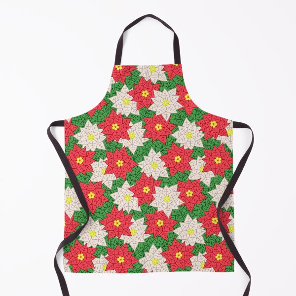 Item preview, Red and White Poinsettia Pattern designed and sold by BiscuitSnack.