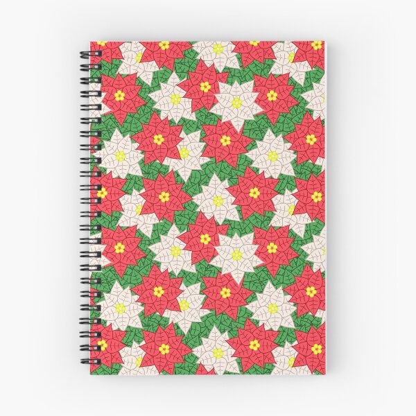 Item preview, Red and White Poinsettia Pattern designed and sold by BiscuitSnack.