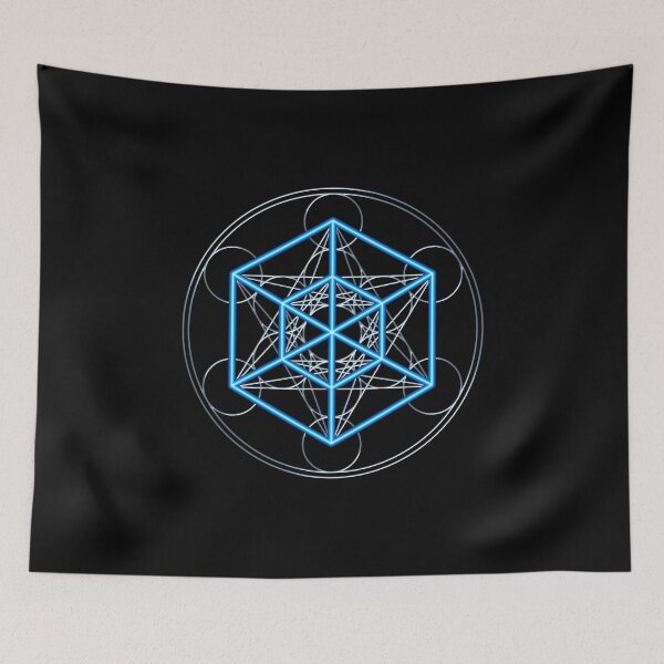 Item preview, Tesseract, Metatrons Cube, Sacred Geometry, Hypercube, 4D shape designed and sold by nitty-gritty.