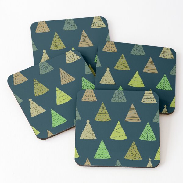 Item preview, simple abstract christmas trees designed and sold by Wizabi.