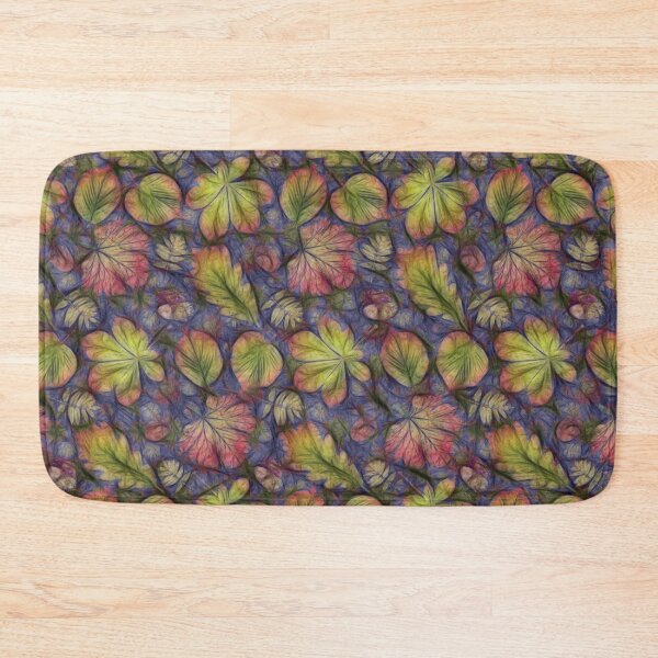 Item preview, Colorful Lascaux Leaves Autumn Pattern designed and sold by PlanetPrints.