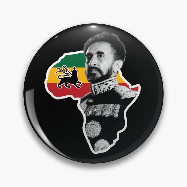 Item preview, Haile Selassie I King of Kings with the African Map designed and sold by RastaMerch.