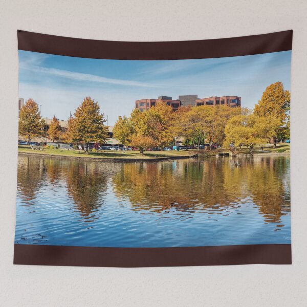 Item preview, Schaible Lake Park Fall Pond Reflections designed and sold by mljdwhite.