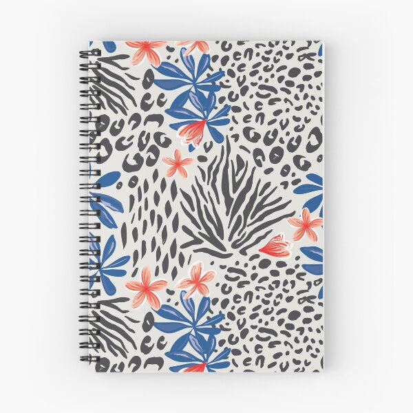 Item preview, Floral Leopard Print Pattern designed and sold by SeizeTheCat.