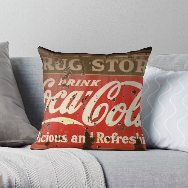 Coca Cola Vintage Christmas Gift Shirt Throw Pillow