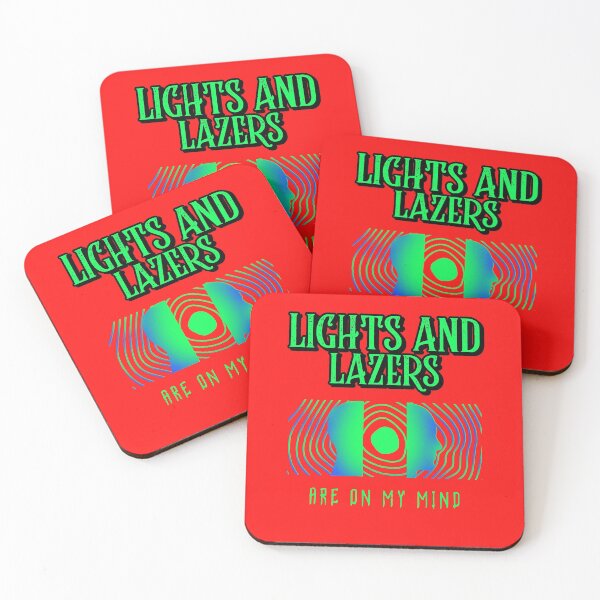 Item preview, Lights and Lazers Are On My Mind Neon Artwork designed and sold by TeesByMark.
