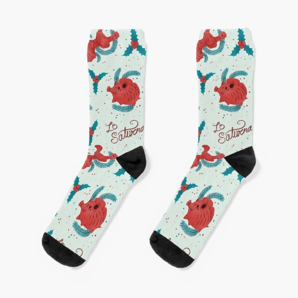 Terracotta Saturnalia Socks