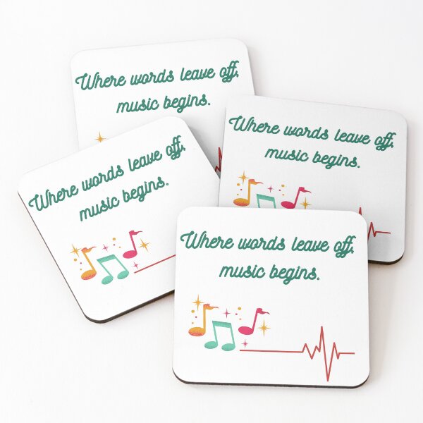 Item preview, where words leave off, music begins. designed and sold by SandraBrav.