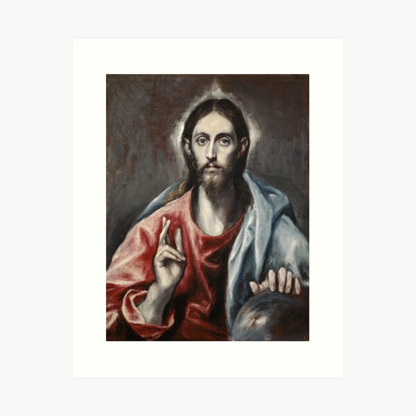 Item preview,  Christ Blessing, el Greco designed and sold by The Great  Art.