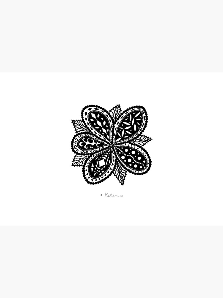 Magic Flower black, Helen Berchtold von HelenElisabeth
