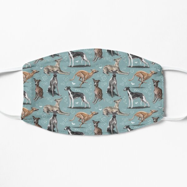Der Whippet Flache Maske