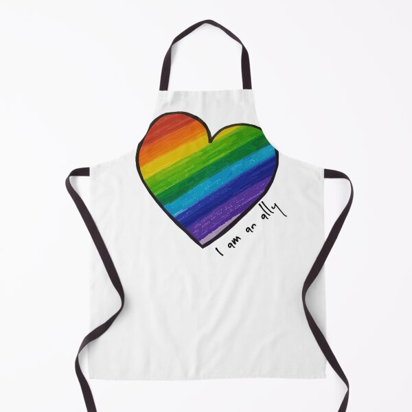 Item preview, I am an Ally Rainbow Heart designed and sold by Cathi Bertrand.