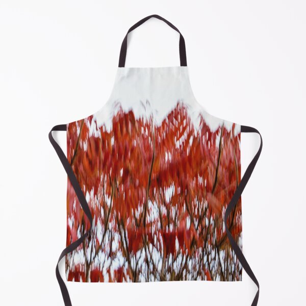 Item preview, Abstract Autumnal Harmony - Mesmerizing Sumac Motion in Bold Vermilion and Crimson designed and sold by Georgia Mizuleva.