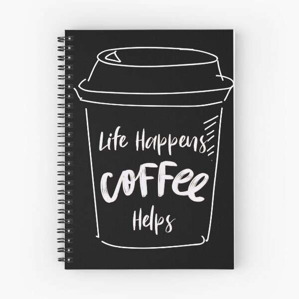 Item preview, Life happens coffee helps  designed and sold by wiwiart.