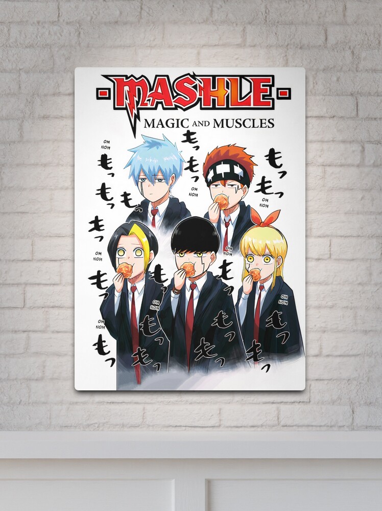 mashle magic and muscles' Poster, picture, metal print, paint by