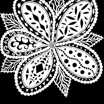 Vorschaubild zum Design Magic Flower white, Helen Berchtold von Xelen.net