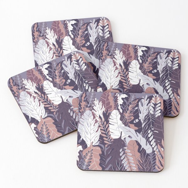 Item preview, Bold leaves pattern  - Orange designed and sold by MarineTreasury.
