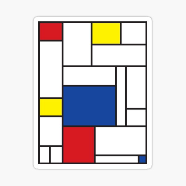 Item preview, Mondrian Minimalist De Stijl Modern Art II © fatfatin designed and sold by fatfatin.