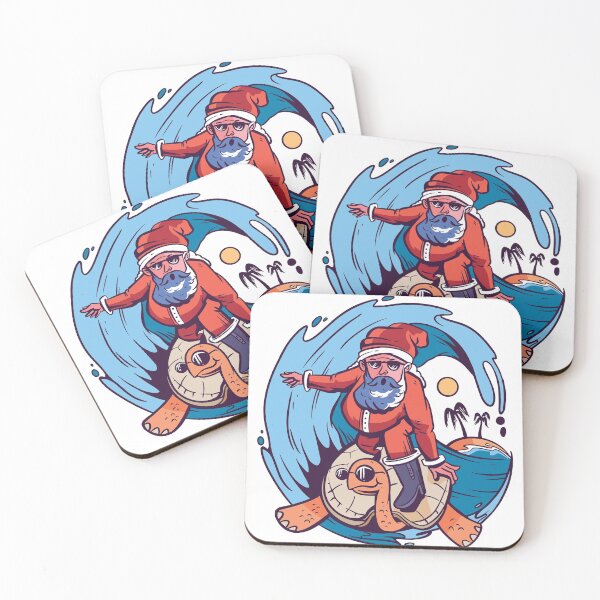 Item preview, sun shine surfing - santa designed and sold by youngdstag.
