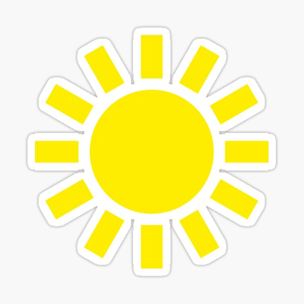 Sunny Weather Forecast Sticker