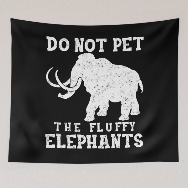 Item preview, Funny Elephant Shirt Men Mammoth Gift Women Fluffy Elephants designed and sold by DSWShirts.