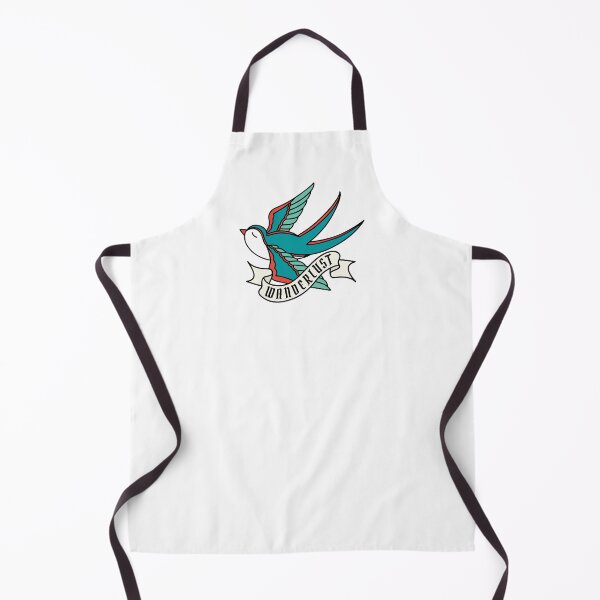 Item preview, Wanderlust Swallow Tattoo designed and sold by jancini.