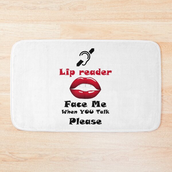 Item preview, Lip Reader - Face me when you talk - Deaf Culture designed and sold by smailjr.