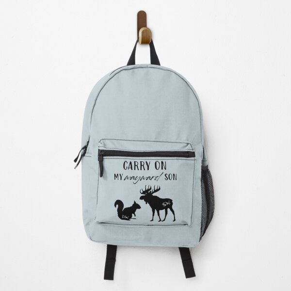 Item preview, carry on my wayward son - moose+squirrel/black designed and sold by lexicolor.