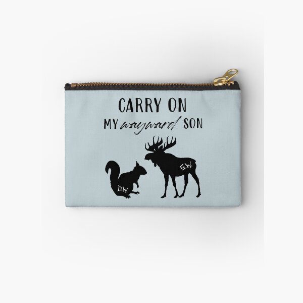 Item preview, carry on my wayward son - moose+squirrel/black designed and sold by lexicolor.