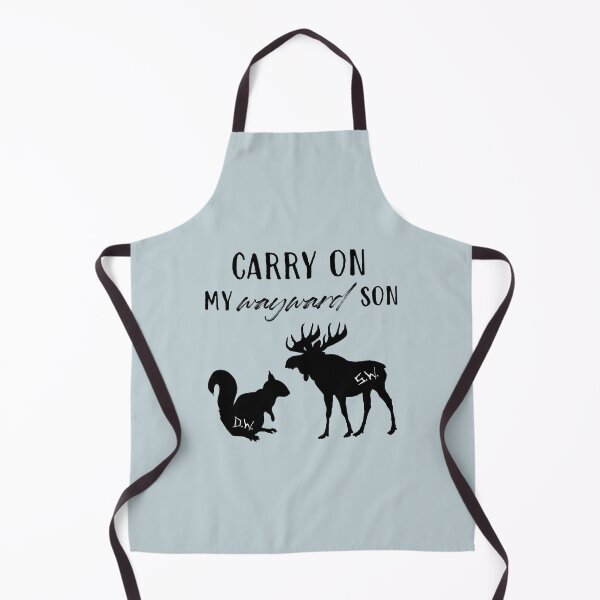 Item preview, carry on my wayward son - moose+squirrel/black designed and sold by lexicolor.