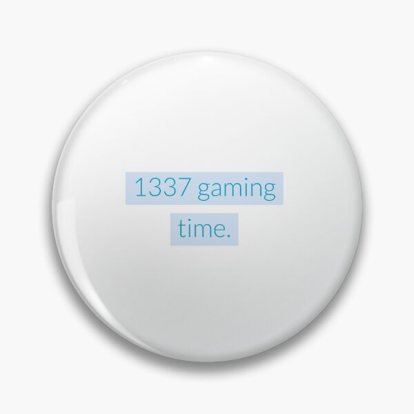 Item preview, 1337 gaming time design. designed and sold by Andrew Hopgood.