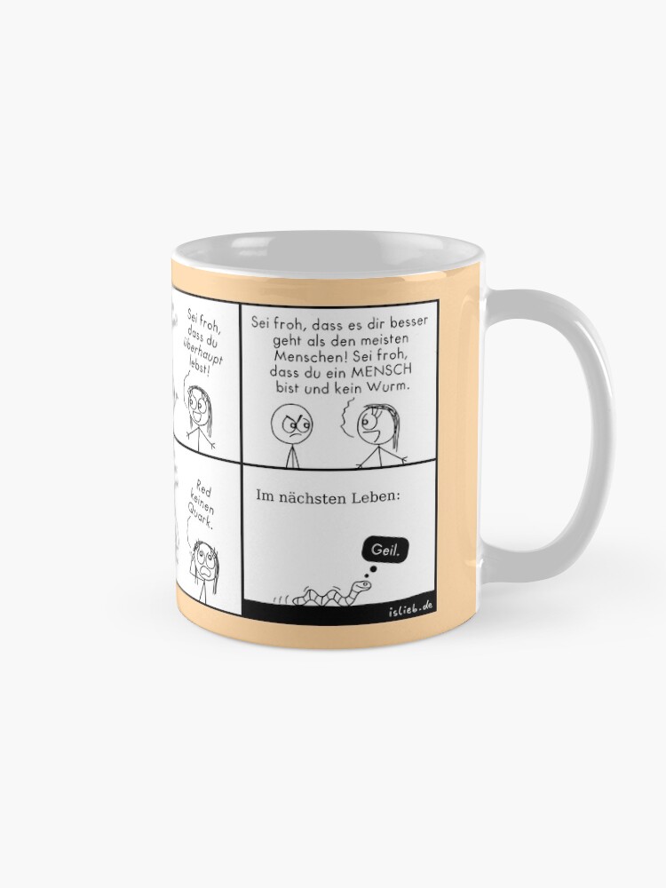 Thumbnail 5 von 6, Kaffeebecher, Sei Froh islieb Comic designt und verkauft von islieb.