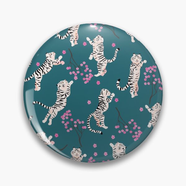Aperçu de l'œuvre Motif de fleur de tigre créée et vendue par SeizeTheCat.