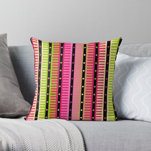 Fiesta Stripes Throw Pillow