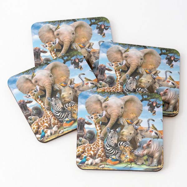 Item preview, Baby Jungle Animals designed and sold by SWANKYHIGH.