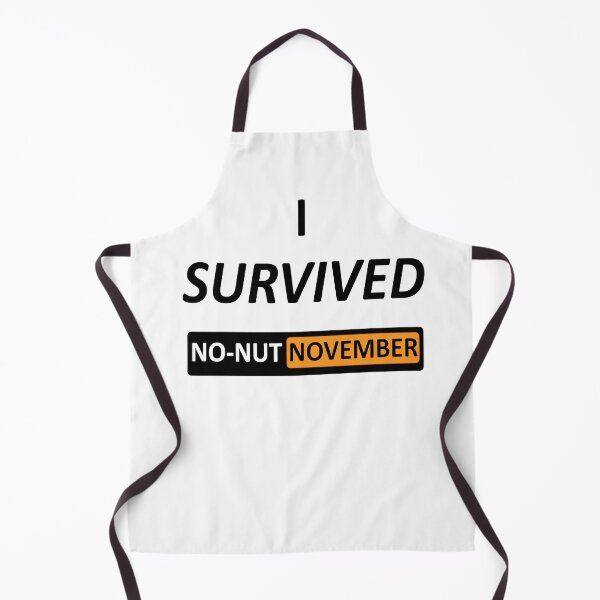 Item preview, I survived no-nut November (stylised) designed and sold by UnPEngineer.