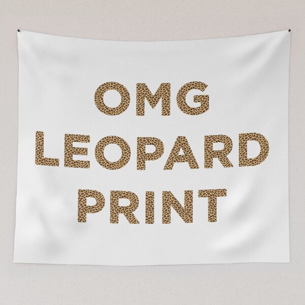 Item preview, OMG Leopard Print Brown designed and sold by MemeSupplyStore.
