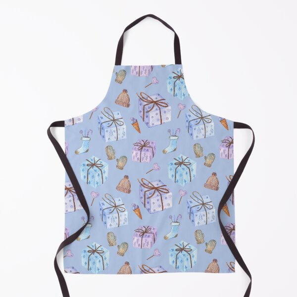 Item preview, Xmas gifts (on blue) designed and sold by Flowersforbear.
