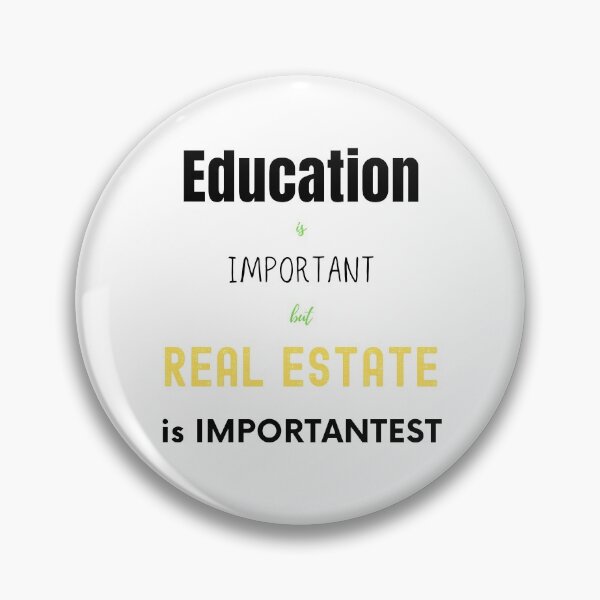 Artikelvorschau, Bildung ist wichtig, aber Immobilien entworfen und verkauft von FourNuns.