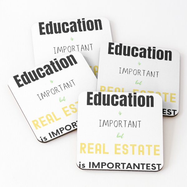 Item preview,  Education is important but real estate designed and sold by FourNuns.