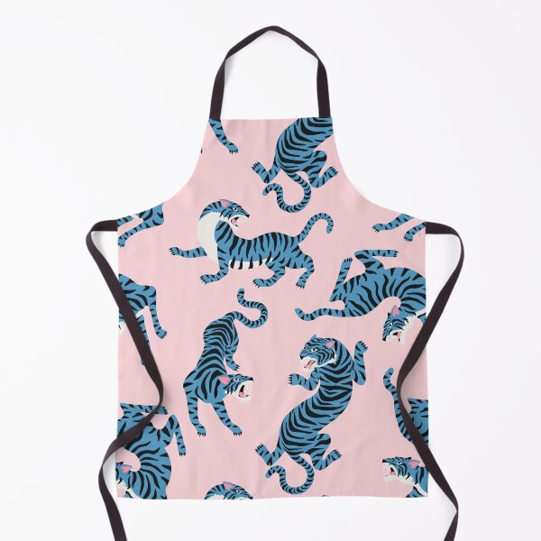 Item preview, Blue & Pink Tiger Pattern designed and sold by SeizeTheCat.